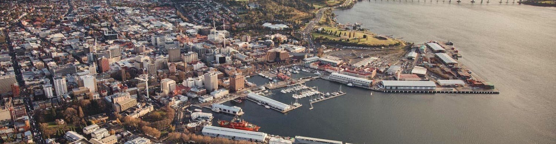 Hobart, TA, AU cityscape