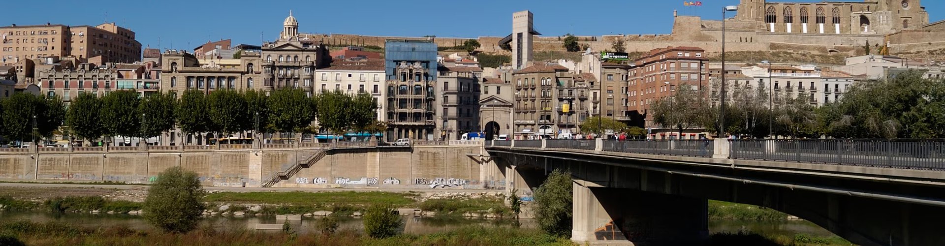 Lleida, ES cityscape