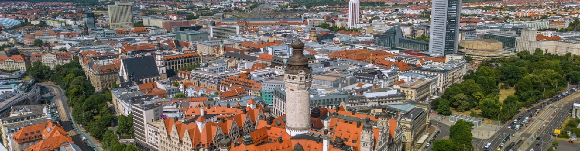 Leipzig, DE cityscape