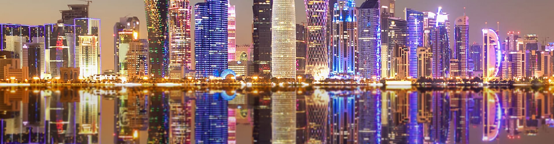 Doha, QA cityscape