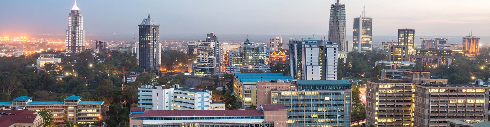 Nairobi, KE cityscape