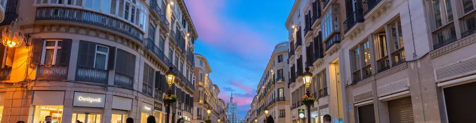 Málaga, ES cityscape