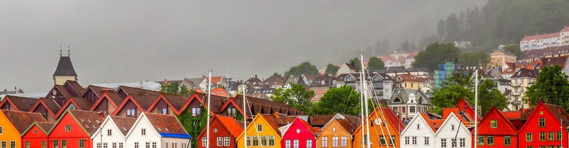 Bergen, NO cityscape