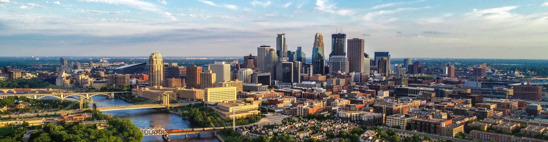 Minneapolis, MN, US cityscape