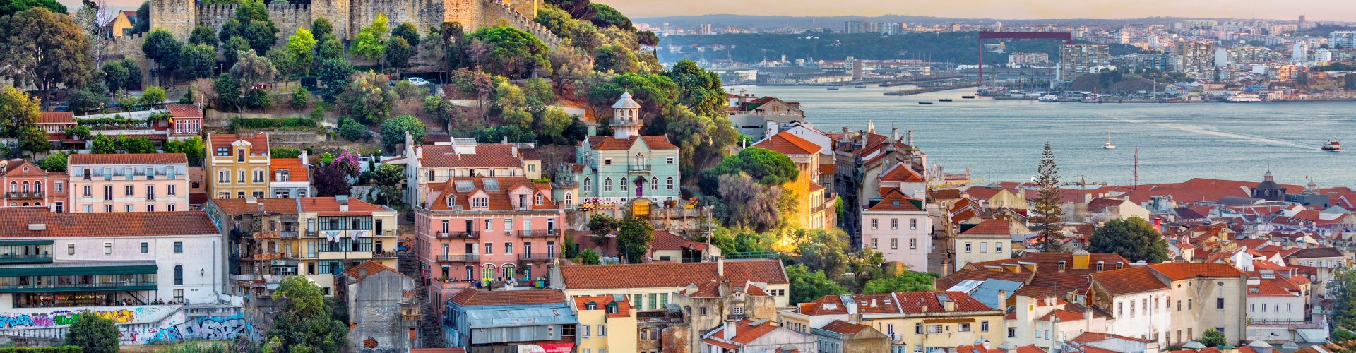 Lisbon, PT cityscape