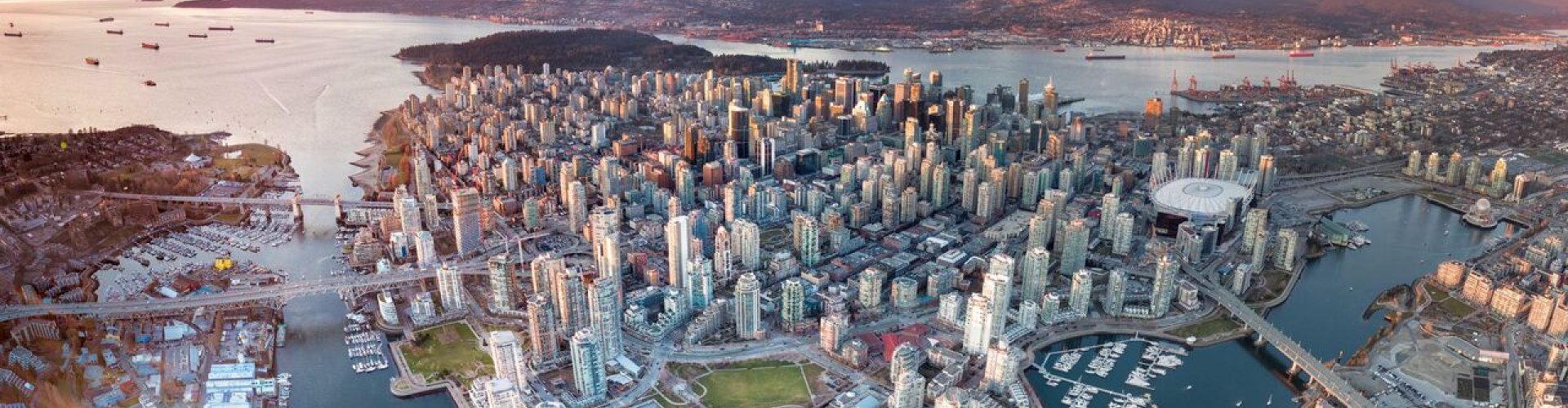 Vancouver, BC, CA cityscape