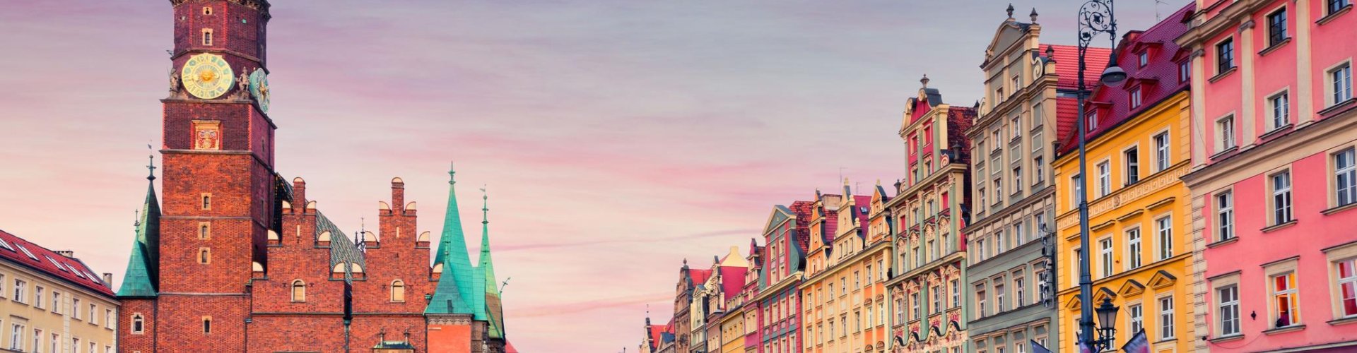 Wrocław, PL cityscape